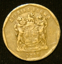 20 центов 2000 год ЮАР
