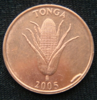 1 сенити 2005 год Тонга