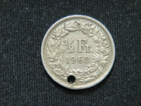 1\2 франка 1968 год