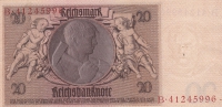 20 рейхсмарок 1929 года  Германия