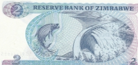 2 доллара 1983 год Зимбабве