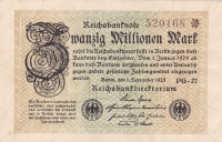 20 миллионов марок 1923 год