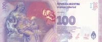 100 песо 2014 год Аргентина