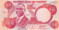 10 найра 2001 год  Нигерия