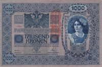 1000 крон 1902 (1919) года Австро-Венгрия