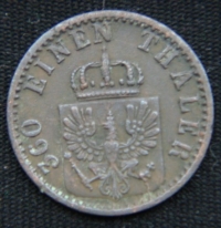 1 пфенниг 1872 год С Пруссия