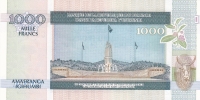 1000 франков 2009 год Бурунди
