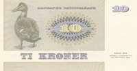 10 крон 1972 год Дания