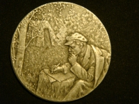 Медаль  Памятник шалаш в Разливе