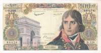 100 франков 1963 год