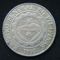 1 писо 1995 год Филиппины