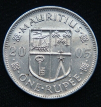 1 рупия 2005 год Маврикий