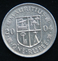 1 рупия 2004 год Маврикий