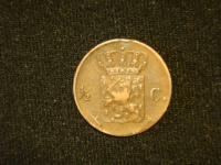 1\2 цента 1870 год