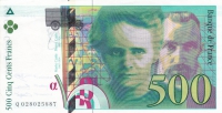 500 франков 1994 год