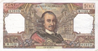 100 франков 1977 год