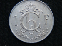 1 франк 1962 год Люксембург