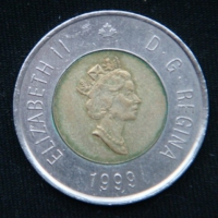 2 доллара 1999 год Канада