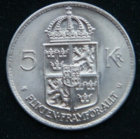 5 крон 1972 год