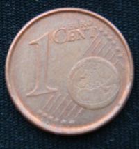 1 евроцент 2009 год  Испания