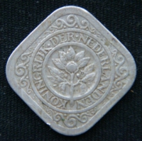 5 центов 1929 год Нидерланды