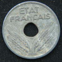 10 сантимов 1941 год Франция ÉTAT FRANÇAIS