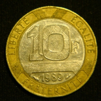 10 франков 1989 год Франция