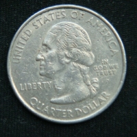25 центов 2000 год  Квотер штата Нью-Гэмпшир