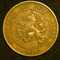 1 цент 1902 год Нидерланды