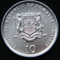10 шиллингов 2000 год Сомали