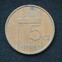 5 центов 1984 год