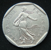 2 франка 1980 года
