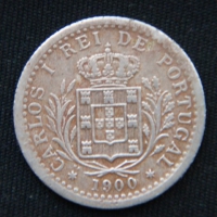 100 реалов 1900 год Португалия