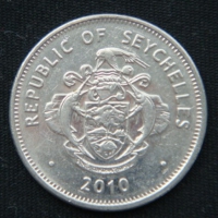 1 рупия 2010 год Сейшелы