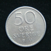 50 эре 1968 год Швеция