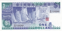 1 доллар 1987 год Сингапур