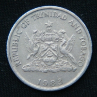 25 центов 1983 год Тринидад и Тобаго