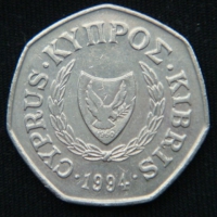 50 центов 1994 год Кипр