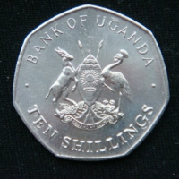 10 шиллингов 1987 год Уганда