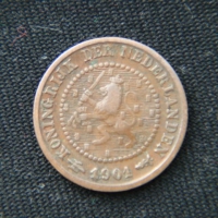1\2 цента 1901 года Нидерланды