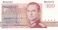 100 франков 1993 год Люксембург