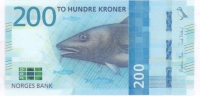 200 крон 2016 года Норвегия