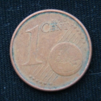 1 евроцент 2002 год А