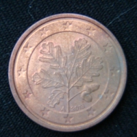 1 евроцент 2013 год А