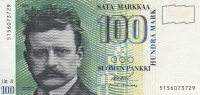100 марок 1986 года  Финляндия
