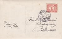 Почтовая карточка   1917 год  Нидерланды