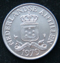 25 центов 1979 год Нидерландские Антильские острова