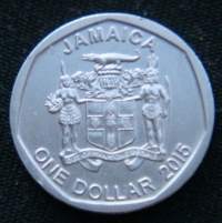1 доллар 2015 год Ямайка
