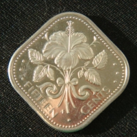 15 центов 1974 год Багамы