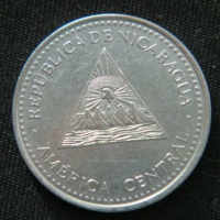 1 кордоба 2007 год Никарагуа